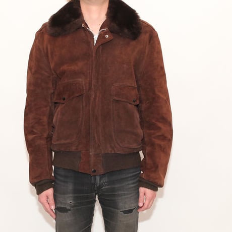 Suede Boa Jacket