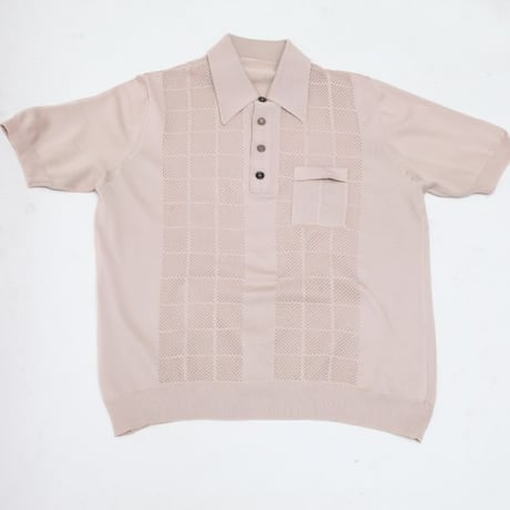 Euro Vintage Knit Polo Shirt