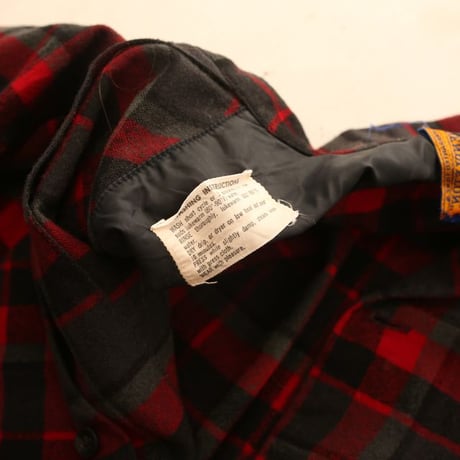 50s Pendleton Wool Plaid Loop Shirt