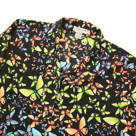 Open Collared Polyester Shirt