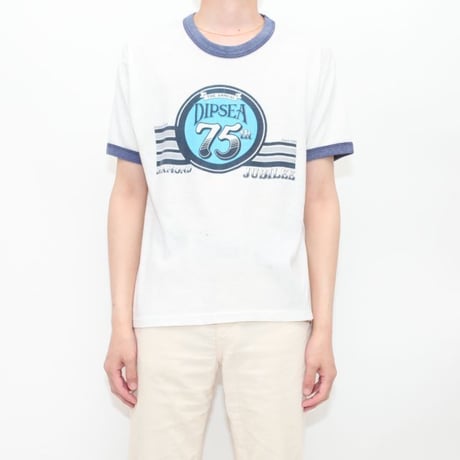 Vintage Ringer T-Shirt "Dipsea 75th"