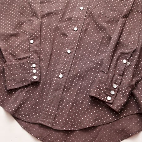 Dot Pattern Western Shirt