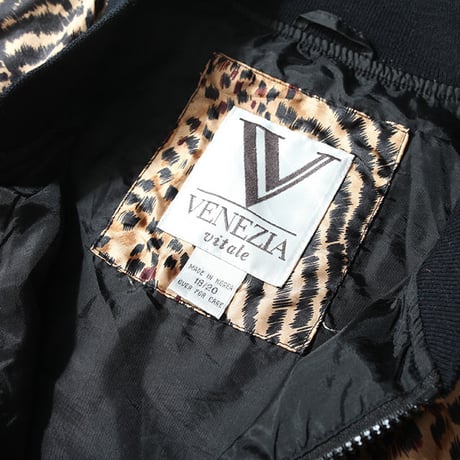 Animal Pattern Bomber Jacket