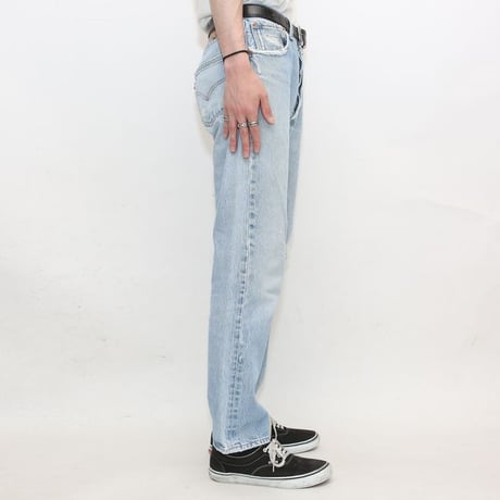 Levi's 501 Damage Denim Pants MADE IN MEXICO