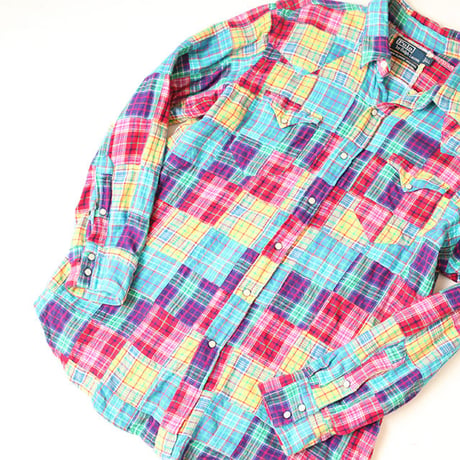 Ralph Lauren Patchworh Western Shirt