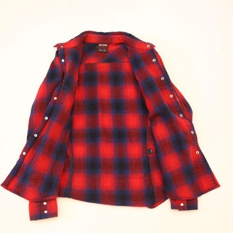 Brittania Ombre Checked Wool Western L/S Shirt