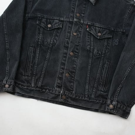 90's Levi's 70507-4858 Black Denim Jacket  MADE IN USA