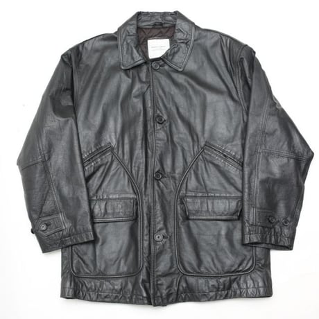 Black Leather Coat