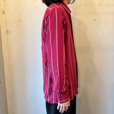 Silk Stripe L/S Shirt