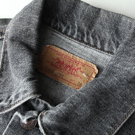 Levis Black Denim Trucker Jacket