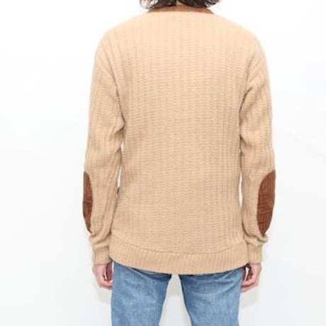 V-Neck Wool Knit Sweater