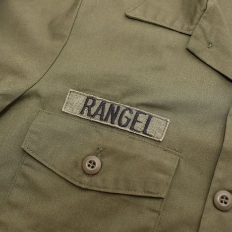 80s US.ARMY OG507 Utility Shirt