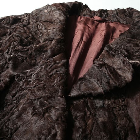 Vintage Lamb Fur  Coat