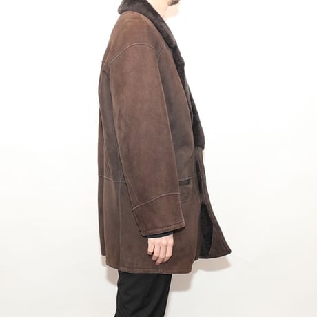Vintage Yves Saint Laurent Mouton Coat