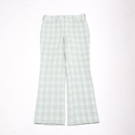 70's Plaid Flared Pants