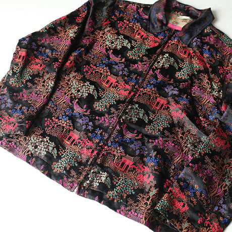 Silk Rayon Oriental Pattern Jacket
