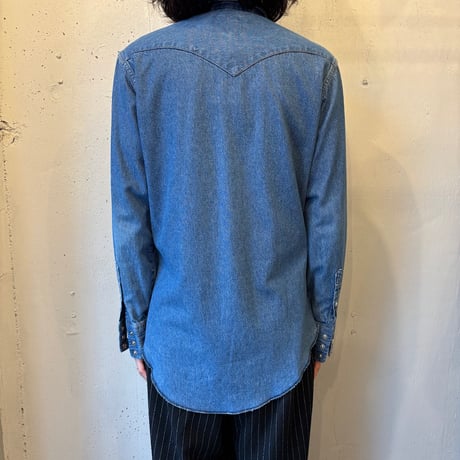 80s Wrangler Denim Western Shirt