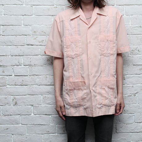 キューバシャツ ピンク Cuba S/S Shirt