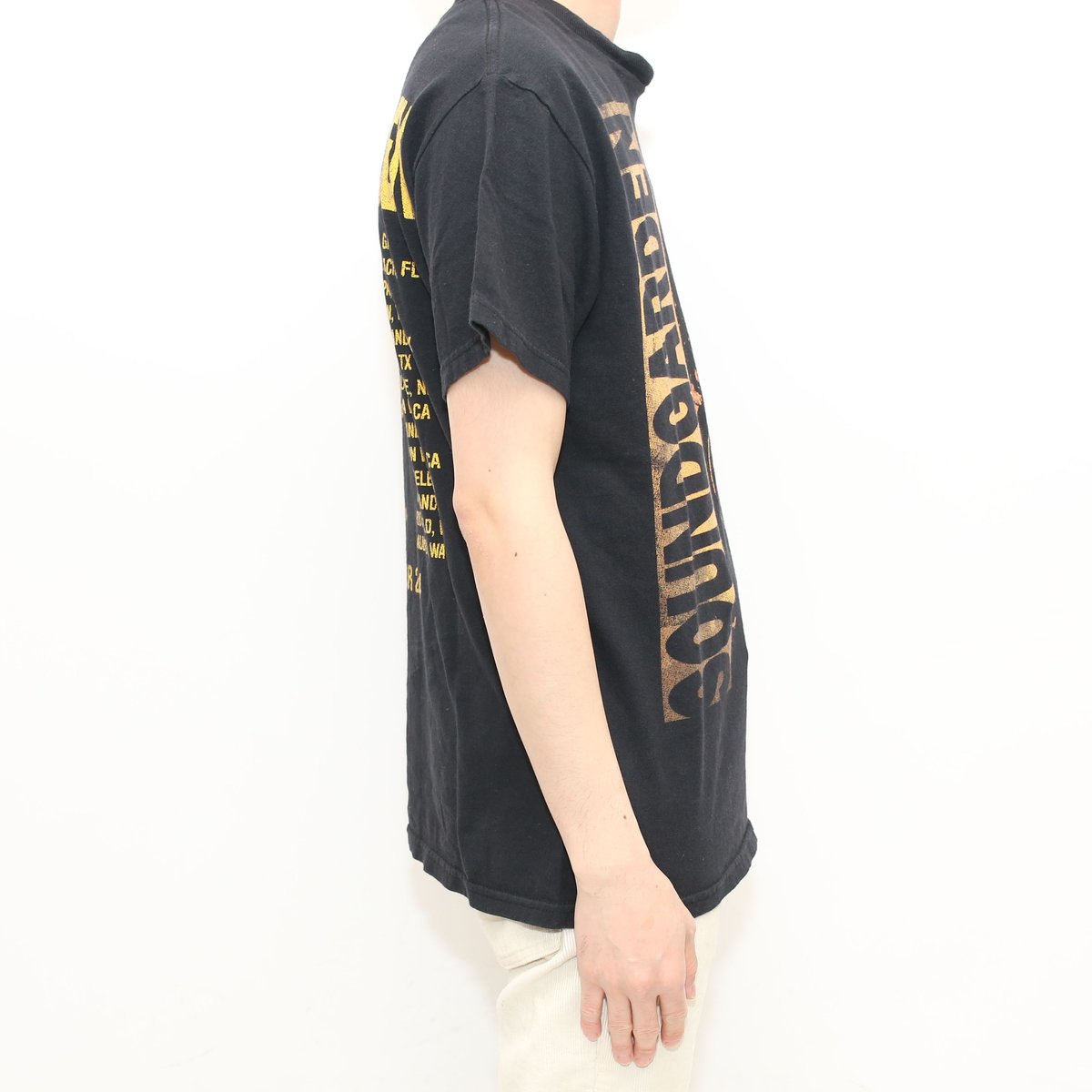 SOUNDGARDEN ブート　Tシャツ ブラック MINUS -【Bootleg Tee(MONOCHROME SHINE)(5YEARS BLACK