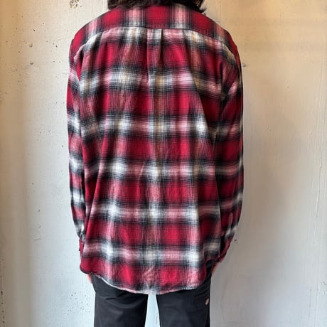 Croft＆Barrow Ombre Plaid Cotton Flannel Shirt