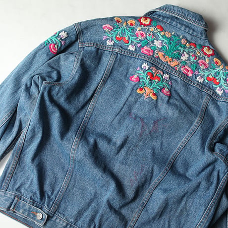 Vintage Embroidery Denim Jacket