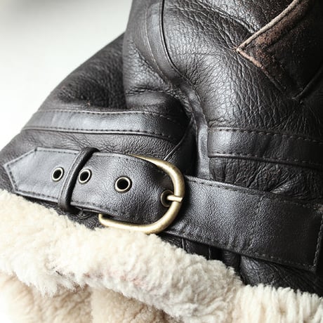 Vintage B-3 Mouton Leather Jacket