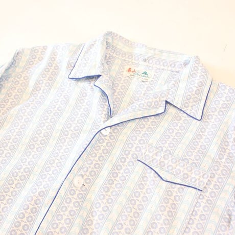 Stripe Pattern Pajama Shirt