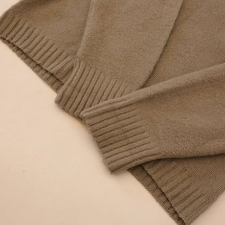Vintage Mohair Wool V-Neck Knit Sweater