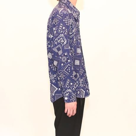 Vintage Bandana Pattern L/S Shirt