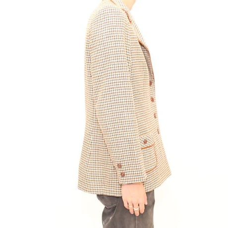 Hound's Tooth Tailored Jacket