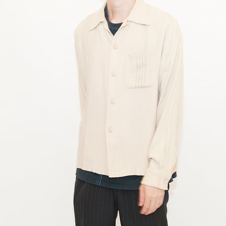 Vintage Open-Collared Shirt