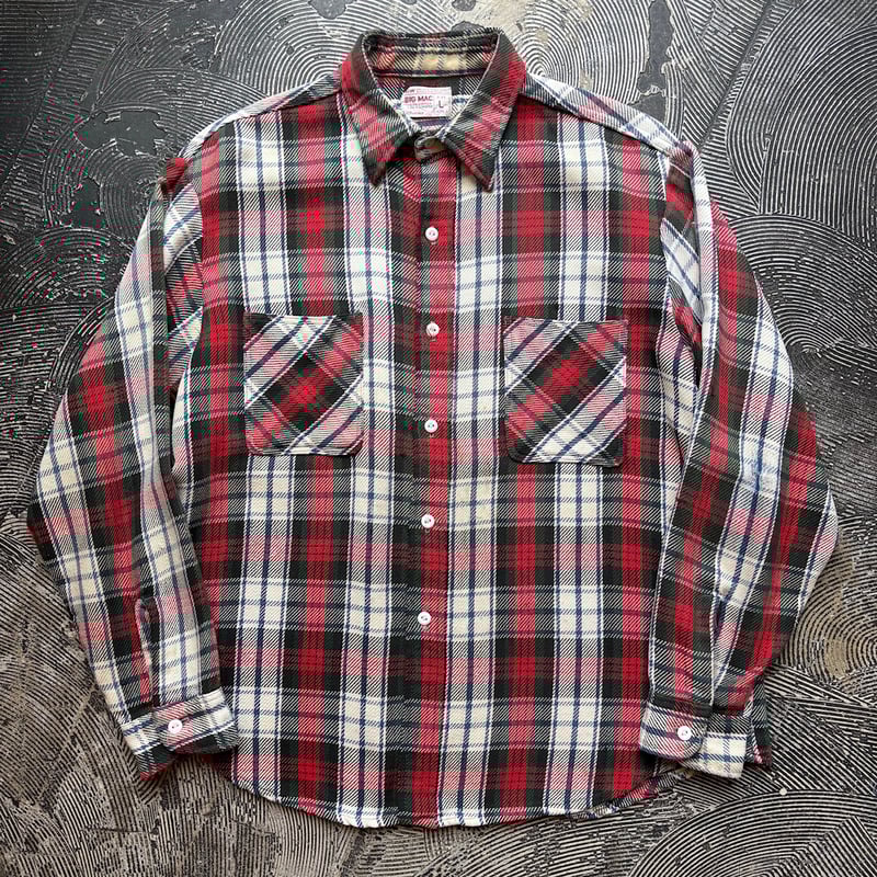 70s BIG MAC Cotton Heavy Flannel Shirt | Strato