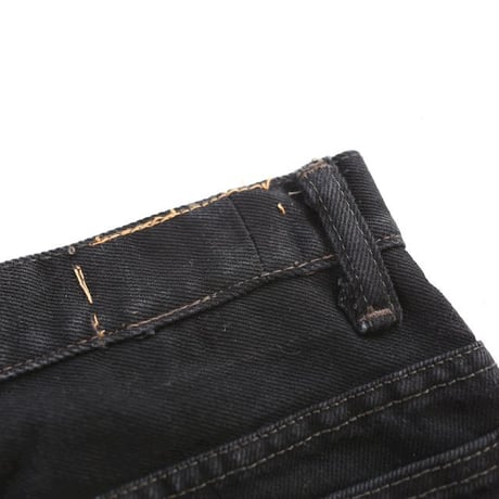 Levi's Black Denim Pants Flared Silhouette