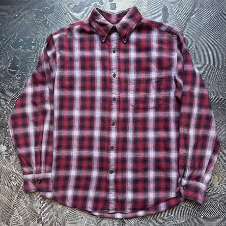St. John's Bay Ombre Plaid Cotton Flannel Shirt