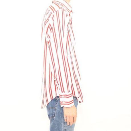 70's Arrow Striped Polyester L/S Shirt