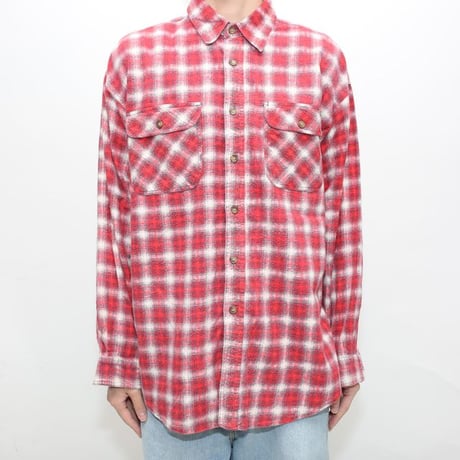 Print Flannel Plaid Shirt