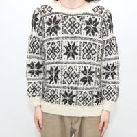 Nordic Pattern Knit Sweater