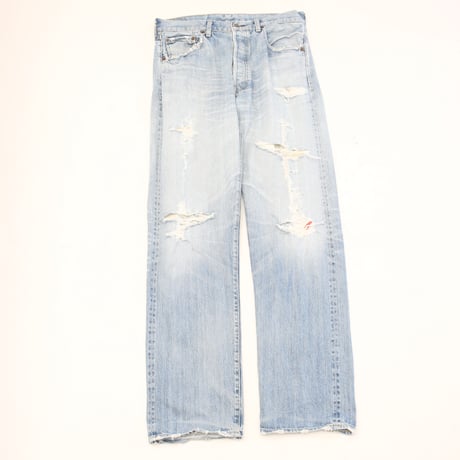 Levi's 501 Red Line Damage Denim Pants