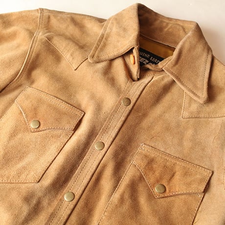 Suede Leather  Shirt