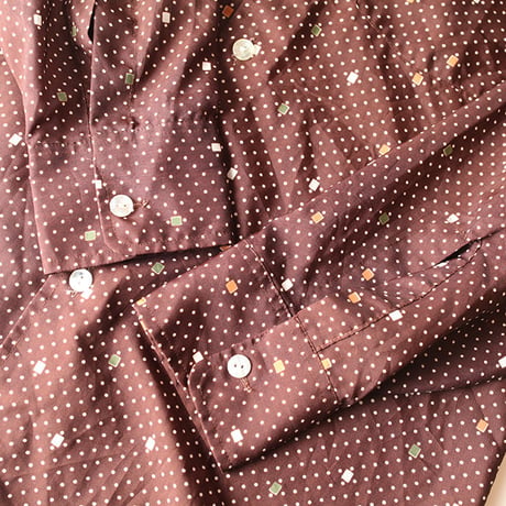 Arrow Mix Dot Pattern Shirt