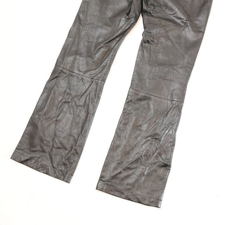 Wilsons Black Leather Flared Pants