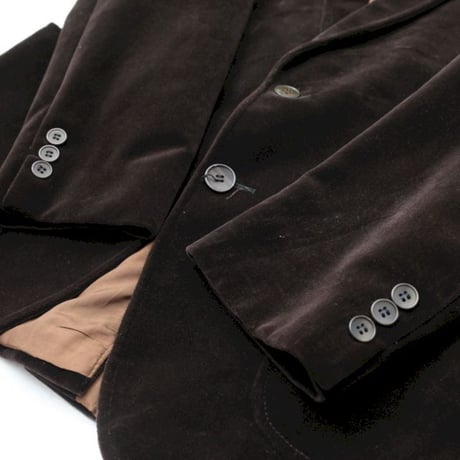 Cotton Velour Tailored Jacket
