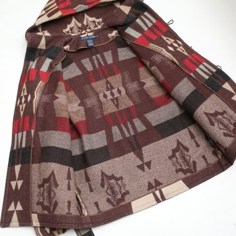 Ralph Lauren Native Pattern Blanket Coat