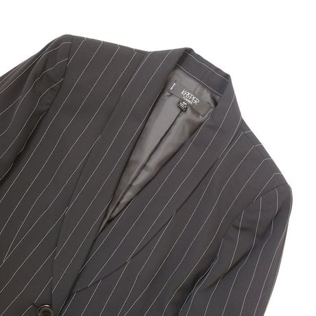 Black Stripe Single Breasted Set Up