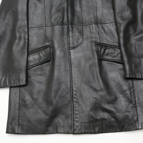 Black Leather Coat