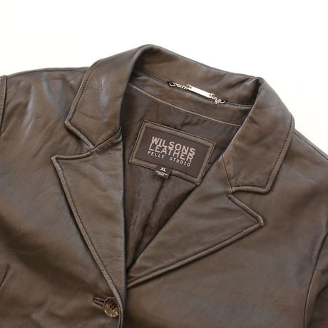 Wilsons Black Leather Jacket