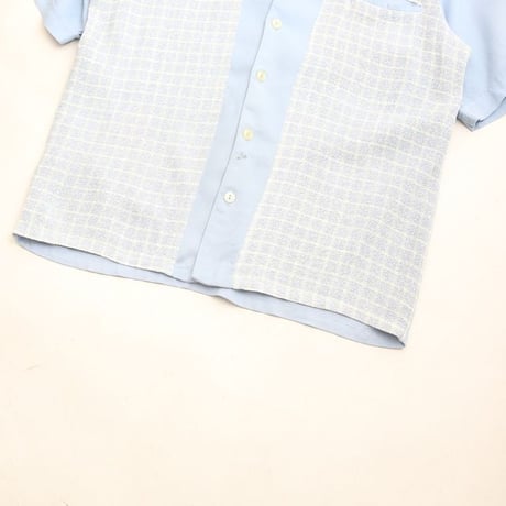 50's Rayon Italian collar Shirt