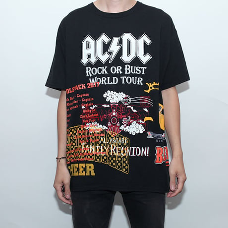 AC/DC Multi Print T-Shirt