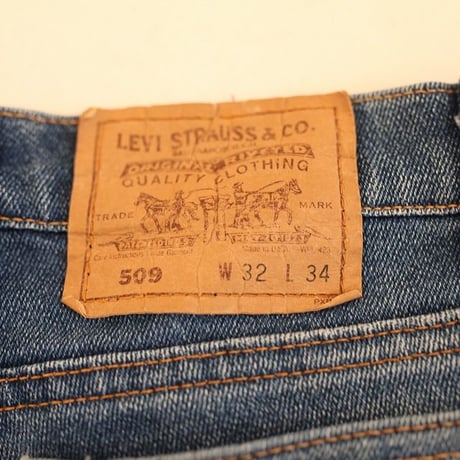 80's Levis 509 Stretch Denim Pants