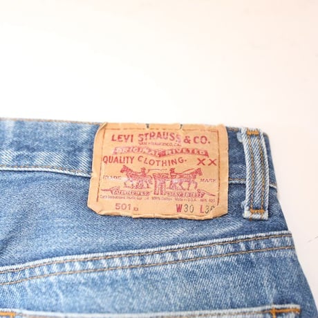 Levi's 501 Damage Denim Pants MADE IN USA